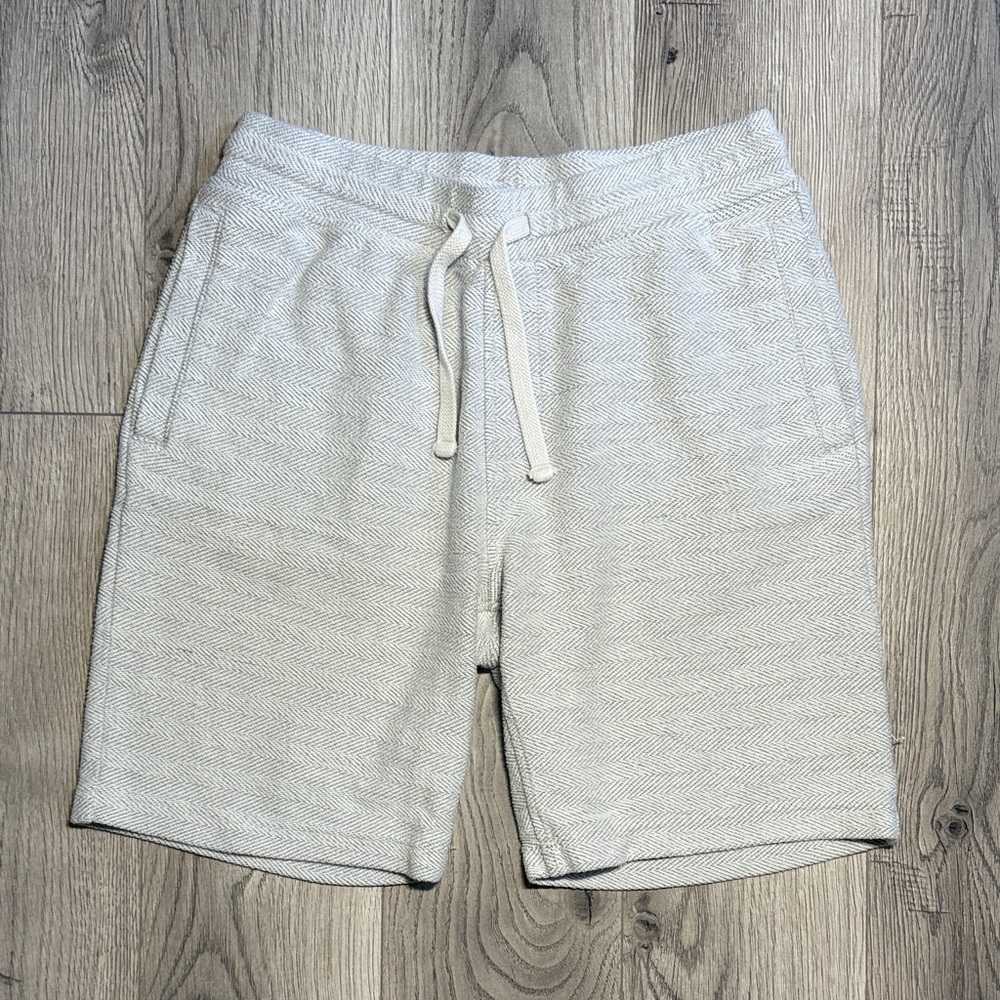 Goodfellow Gray Herringbone Jersey Short Size Small